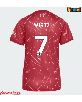 Liverpool Florian Wirtz #7 Tricou Fotbal Replică 2026-27 Femei Acasa Liverpool Florian Wirtz #7 Tricou Fotbal Replică 2026-27 Femei Acasa